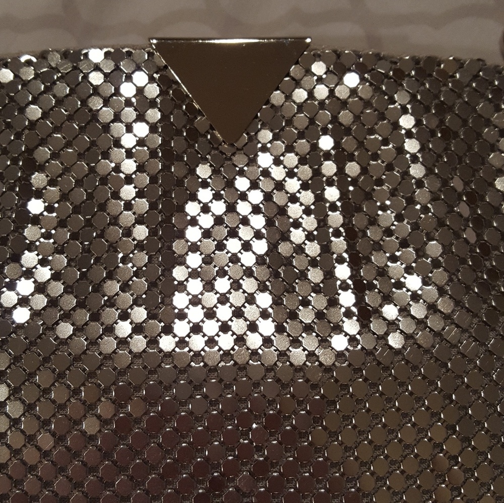 Vintage silver metal mesh bag - Picture 4 of 4